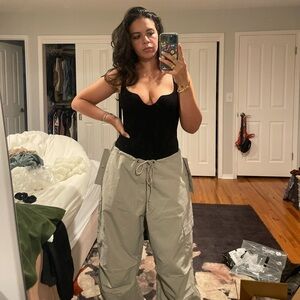 KHAITE Yves Black Bodysuit